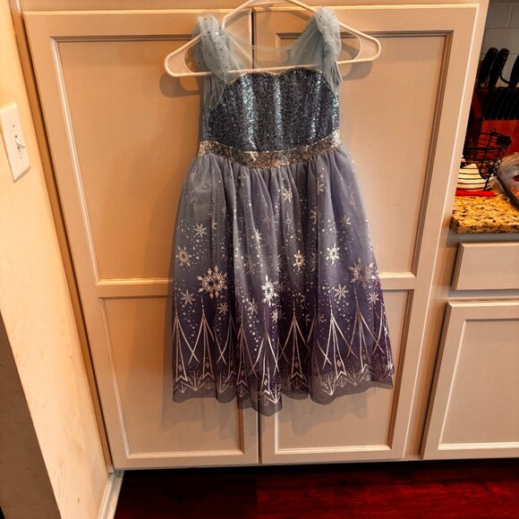 ELSA DRESS - Light Up Ice Queen Costume For Girl - Picture 2 of 4